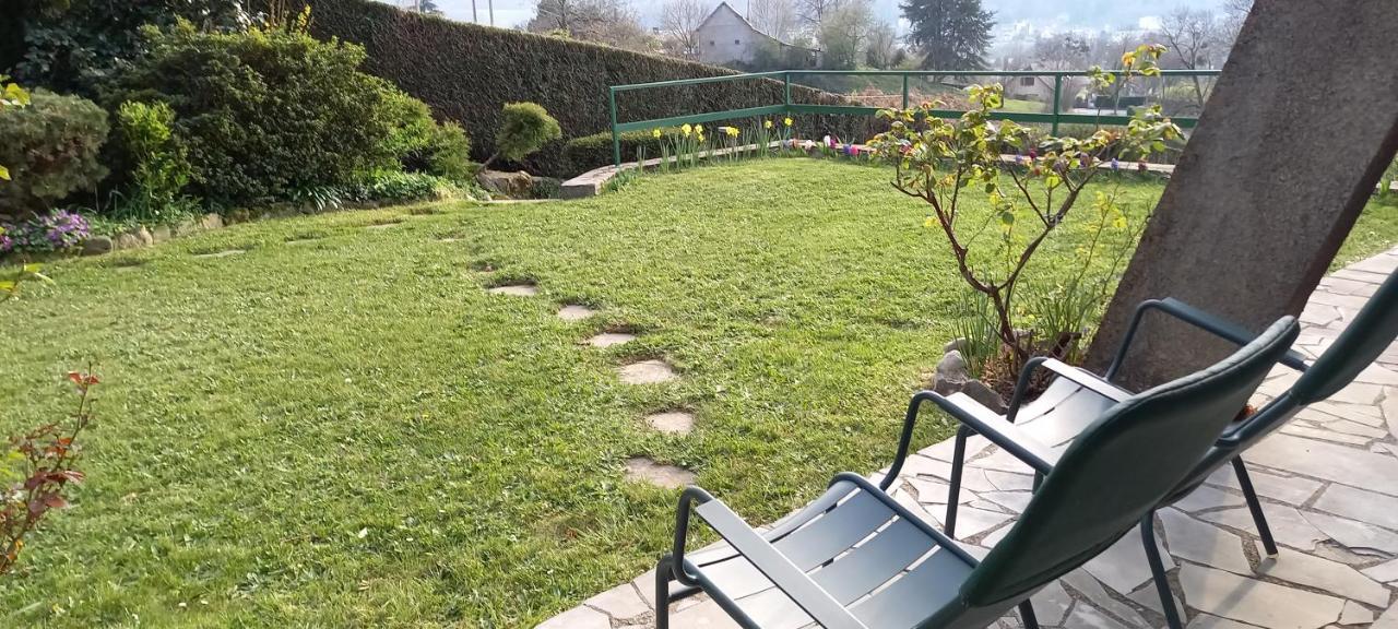 Terrasse, Jardin,, Appartement 80M², Vue Montagne, Wifi, Bureau Bagnères-de-Bigorre Buitenkant foto